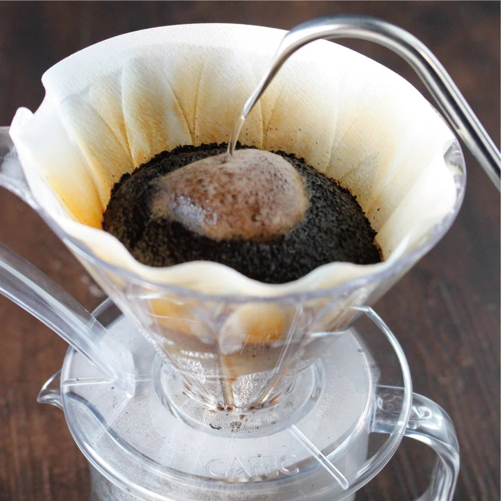 アバカ 円すい コーヒーフィルター〈2～4杯用〉（100枚入）ホワイト