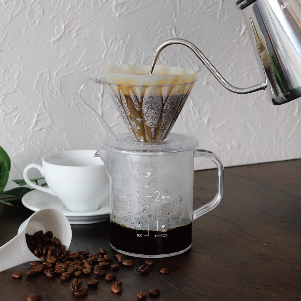 アバカ 円すい コーヒーフィルター〈2～4杯用〉（100枚入）ホワイト